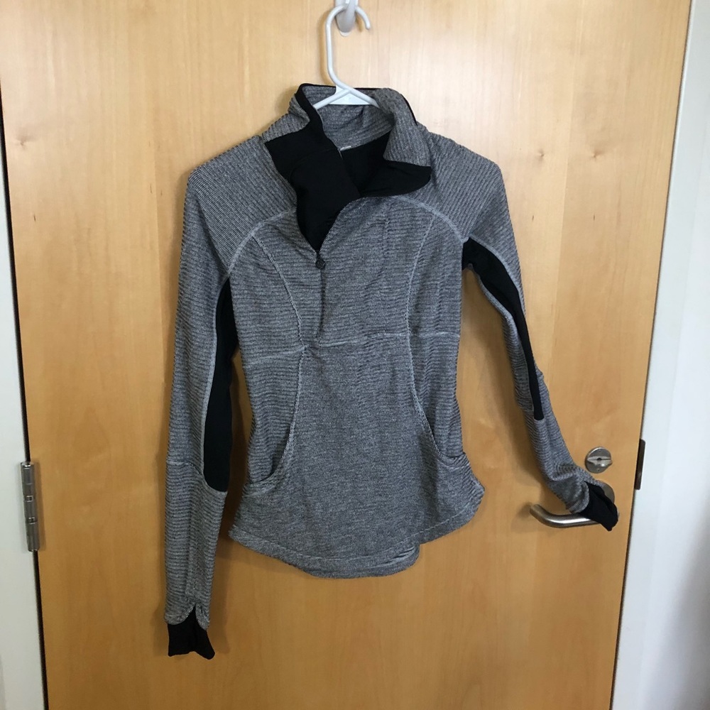 Lulu lemon asymmetrical 3/4 zip